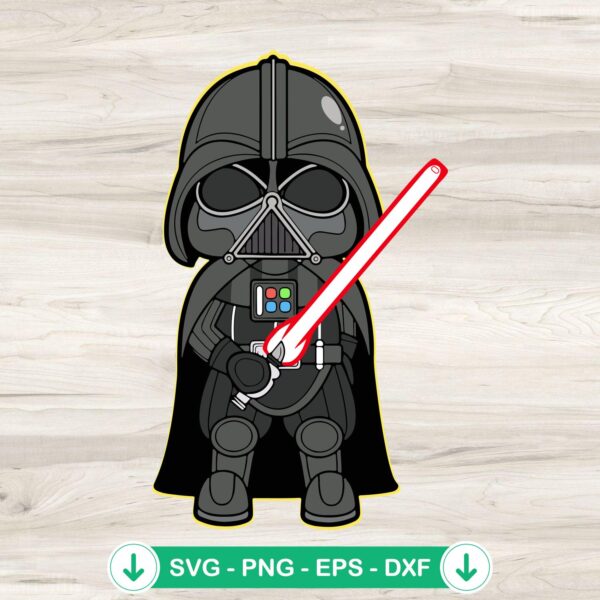 Darth Vader SVG file for cutting machines and DIY projects