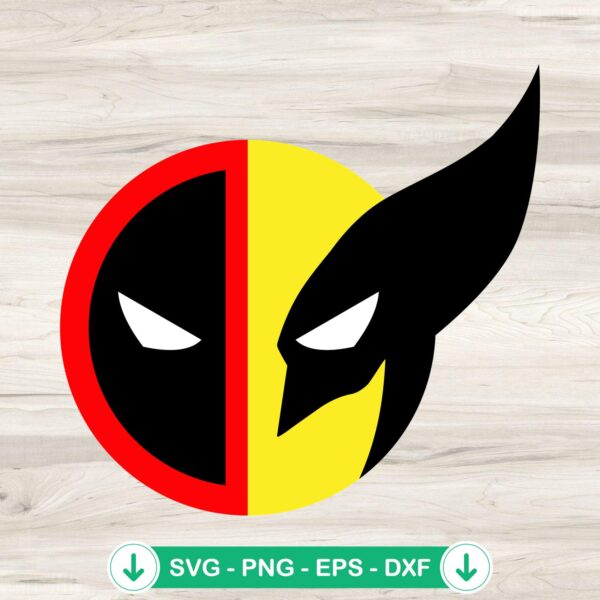 Deadpool and Wolverine SVG file for cutting machines