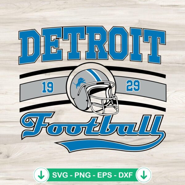 Detroit Lions SVG file, cricut svg cut file for football