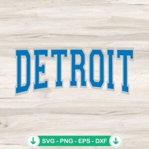 Detroit SVG file for Cricut and cutting machine