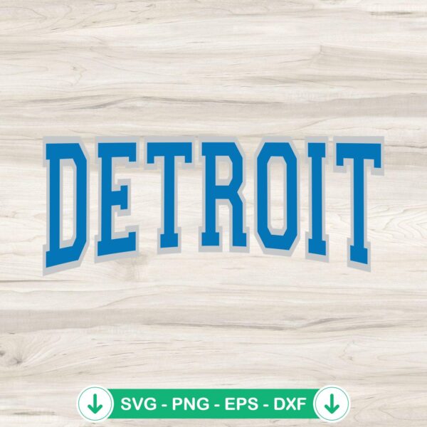 Detroit SVG file for Cricut and cutting machine