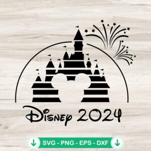 Disney Castle 2024 SVG file for Cricut and cutting machines