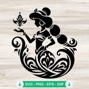Disney Jasmine Aladin svg file for cricut svg cutting file