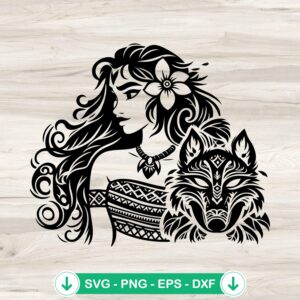 Disney Moana Maori SVG file, Cricut cut file, Mandala design