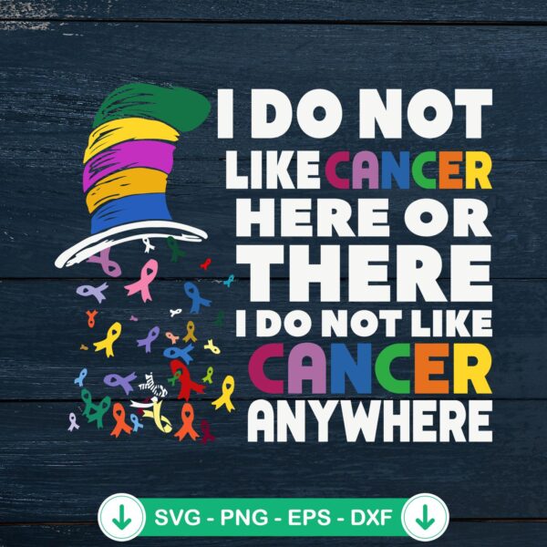 Dr Seuss Cancer Awareness SVG file for cutting machines