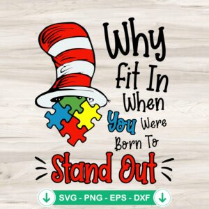 Dr. Seuss Cat In The Hat Quotes SVG file for cricut