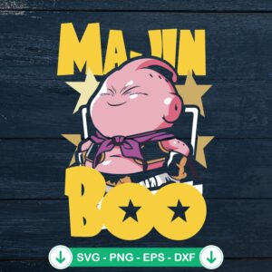 Majin Buu SVG file for Cricut cutting machine