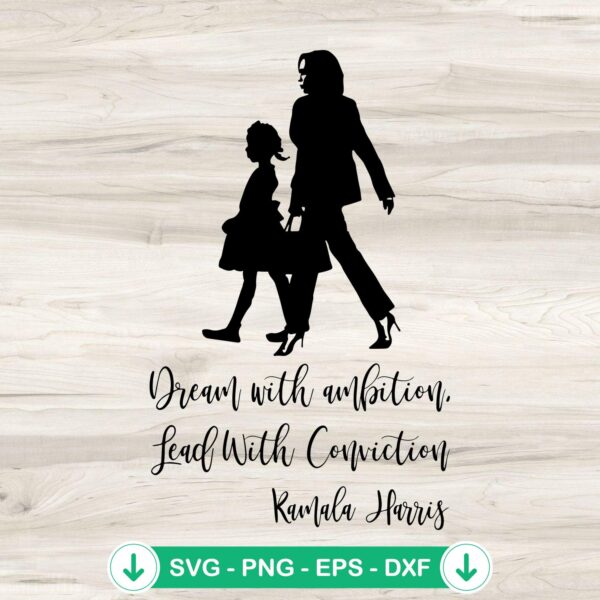 Dream with Ambition SVG file for Cricut cutting machine