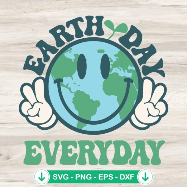 Earth Day Peace Sign SVG file | Cricut SVG cutting file