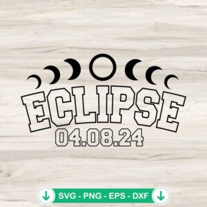 Eclipse 04.08.24 svg file for cutting machine projects