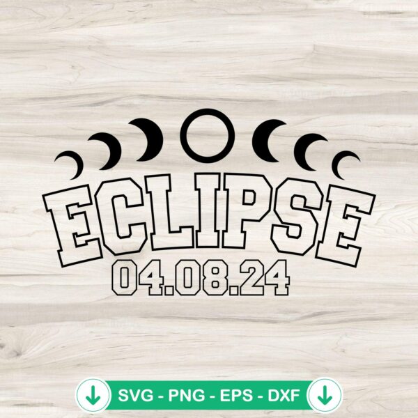 Eclipse 04.08.24 svg file for cutting machine projects