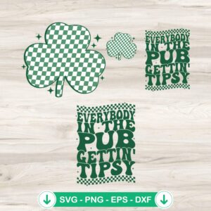 Lucky Shamrock SVG file for Cricut and DIY projects
