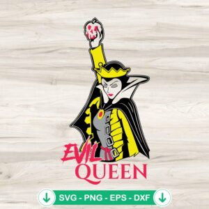 Evil Queen SVG file for cutting machine, cricut svg cut file