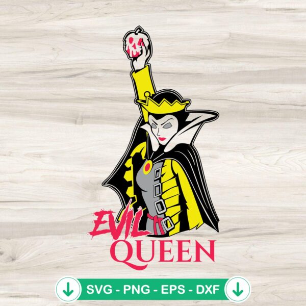 Evil Queen SVG file for cutting machine, cricut svg cut file