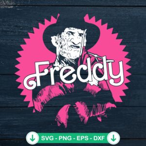Freddy Krueger SVG file for Cricut cutting machine, horror theme