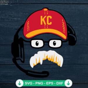 Frozen Andy Reid SVG file for Cricut and cutting machine