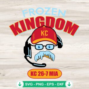 Frozen Kingdom Andy Reid SVG file, cricut svg cutting file