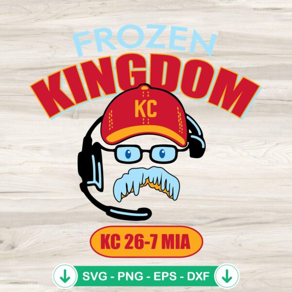 Frozen Kingdom Andy Reid SVG file, cricut svg cutting file