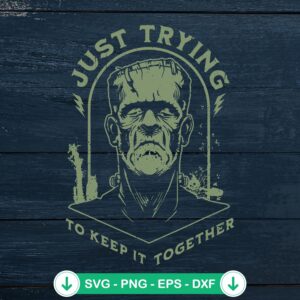 Funny-Frankenstein-Monster-SVG.jpg Funny Frankenstein Monster SVG file for cricut cutting machine