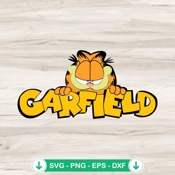 Garfield Logo SVG file for Cricut and cutting machines
