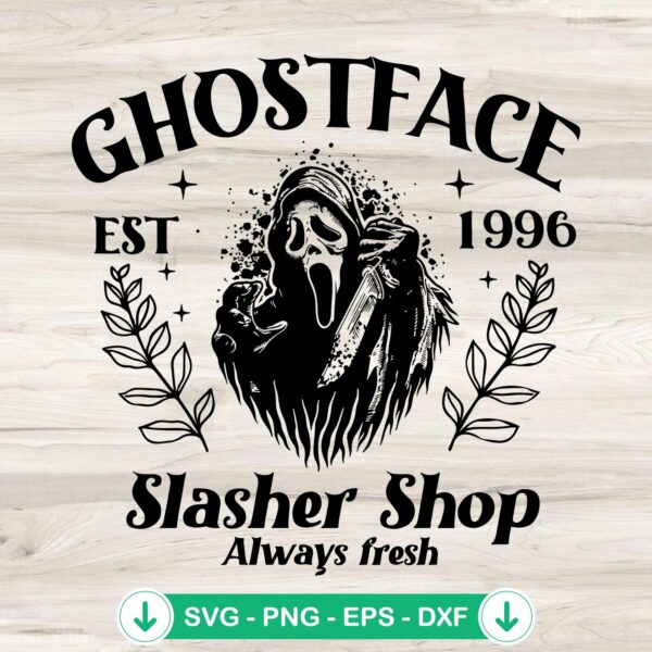 Ghostface Est 1996 SVG file for cutting machines