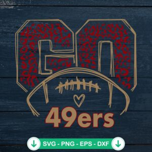 Go 49ers SVG file for Cricut cutting machine