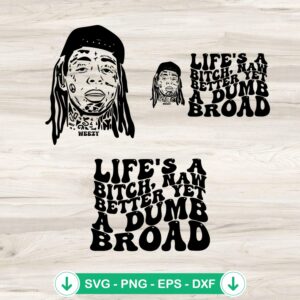 Gonorrhea Lil Wayne SVG file for Cricut cutting machine