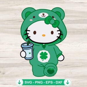Good Luck Bear SVG file for Cricut and cutting projects