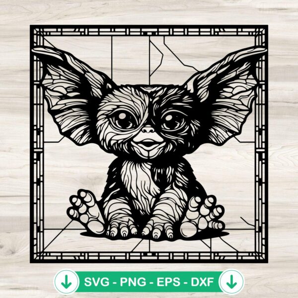 Gremlin Gizmo Mandala SVG file for cutting machine