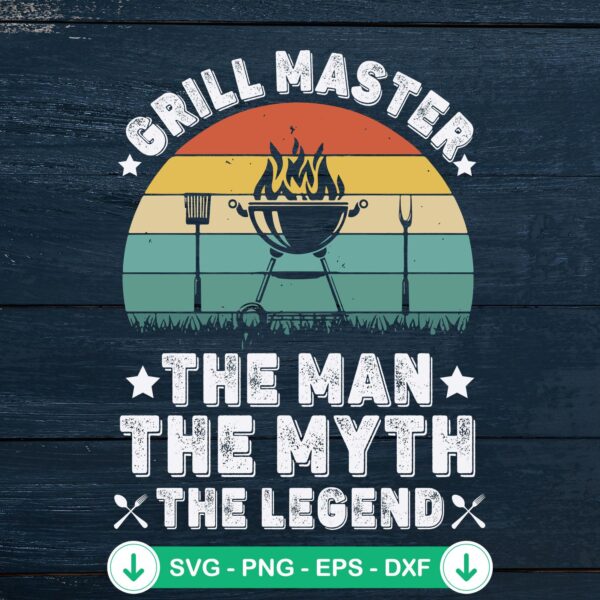 Grill Master SVG file for Cricut cutting machine