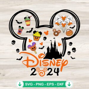 Halloween Disney 2024 SVG file for Cricut cutting file