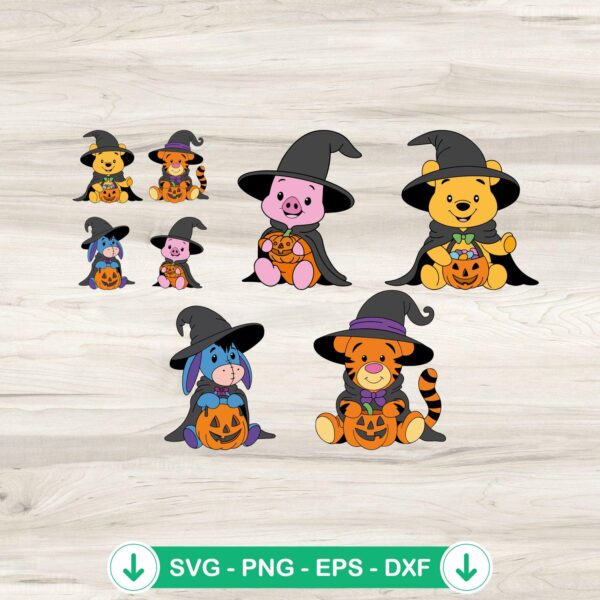 Halloween Winnie the Pooh svg file for cutting machines