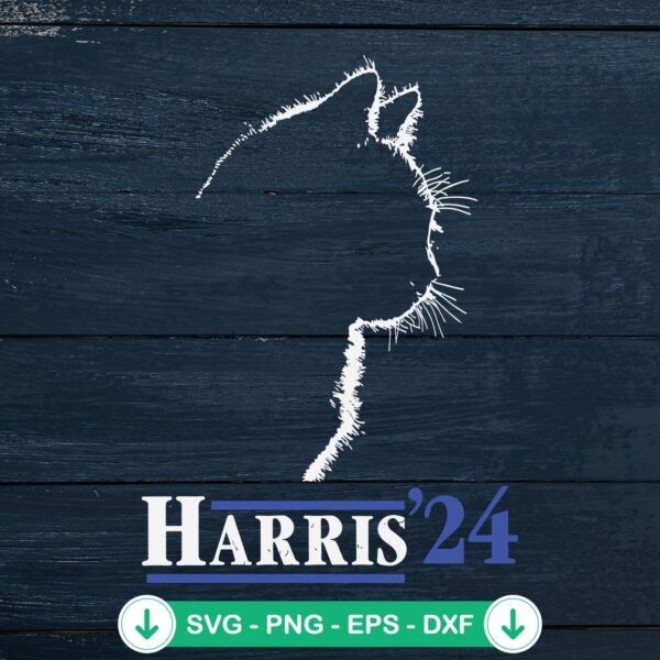 Harris 2024 for President SVG file, cricut svg cutting file