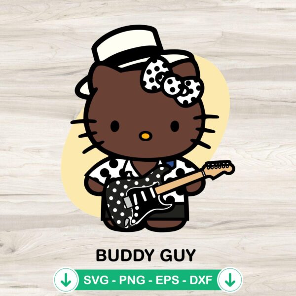 Hello Kitty Buddy Guy SVG file for Cricut cutting machine