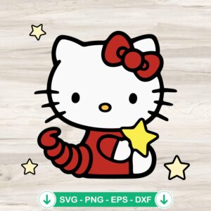 Hello Kitty Scorpio svg file for cutting machine