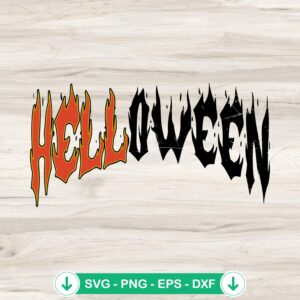 Helloween SVG file for Halloween crafts, cricut svg cutting file