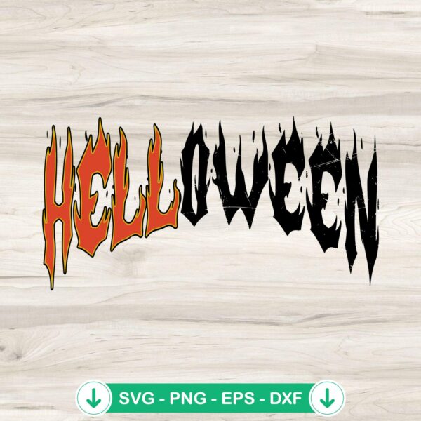 Helloween SVG file for Halloween crafts, cricut svg cutting file