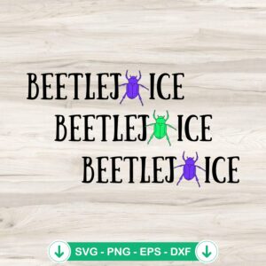 Horror Beetlejuice SVG file for Cricut and DIY projects