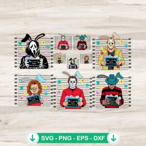 Horror Movie Happy Easter SVG file for Cricut and cutting machine