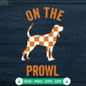 Hound On The Prowl Tennessee Dog SVG file for cricut cutting