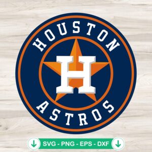Houston Astros logo SVG file for Cricut cutting machine
