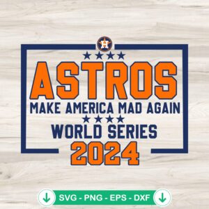 Houston Astros 2024 SVG file for Cricut and cutting machine