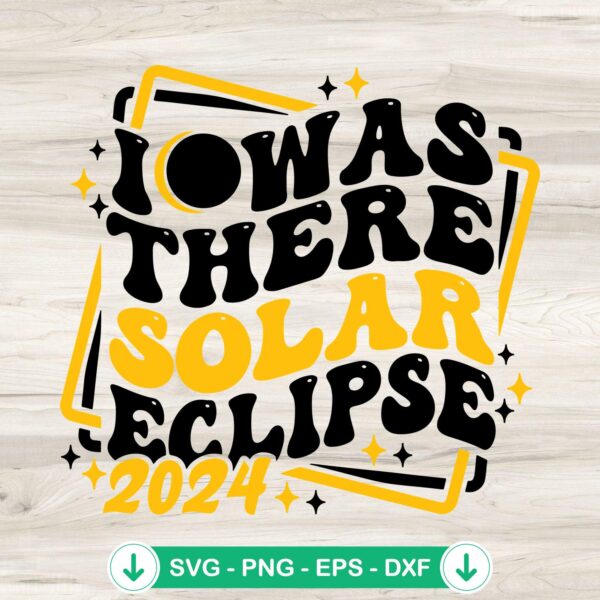 2024 Total Solar Eclipse SVG file for Cricut cutting machine