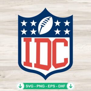 IDC Football Logo SVG file for cricut svg cutting file