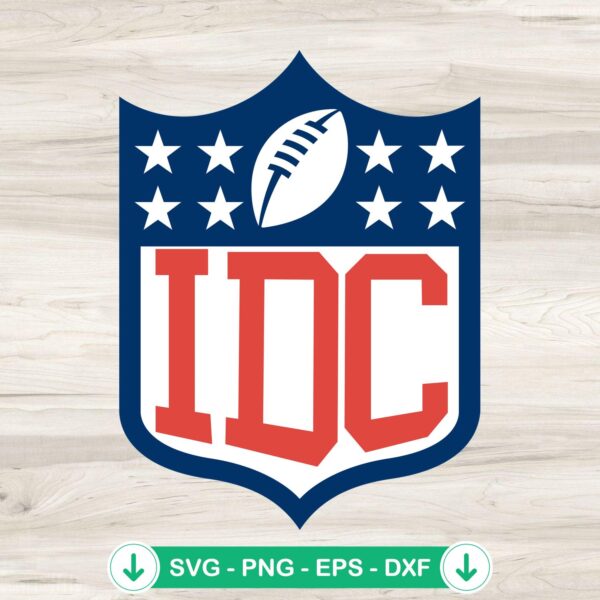 IDC Football Logo SVG file for cricut svg cutting file