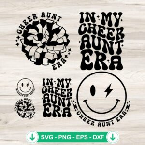 In My Cheer Aunt Era SVG file, printable SVG for Cricut