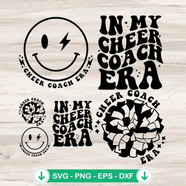 In My Cheer Coach Era SVG file for Cricut, cutting file