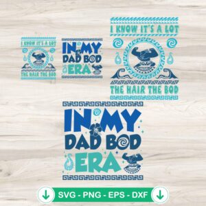 In My Dad Bod Era SVG file for Cricut cutting machine