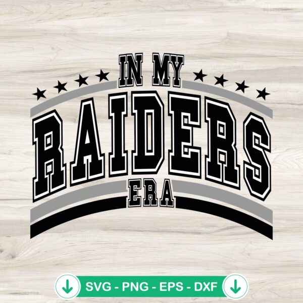 In My Raiders Era SVG file for Cricut and cutting machines