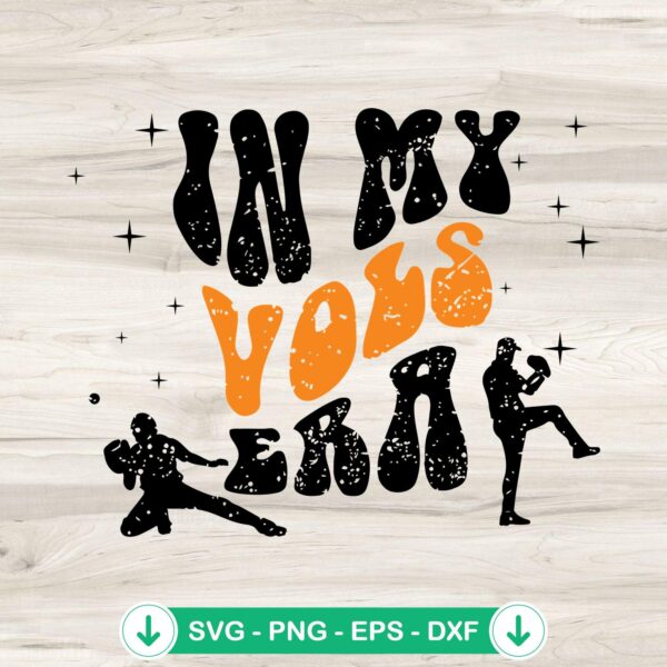 In My Vols Era svg file for Tennessee Volunteers baseball
